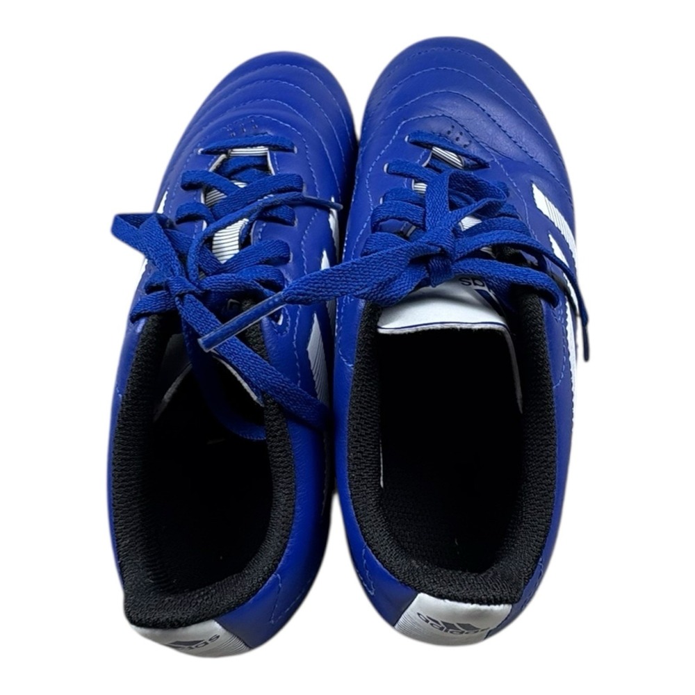 Adidas Youth Soccer Cleats Blue White Size 5 Firm Ground - Picture 5 of 8